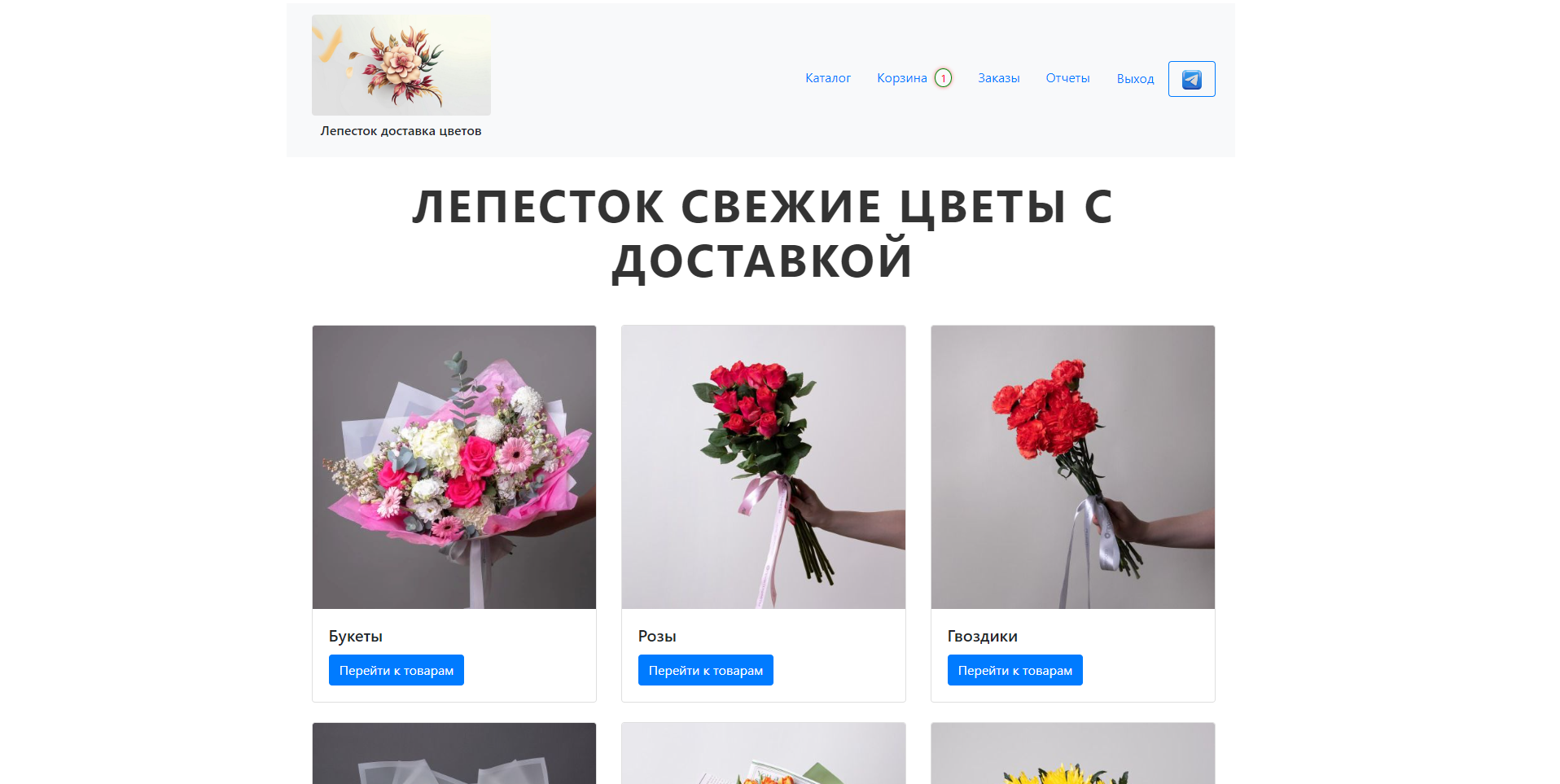 Интернет магазин